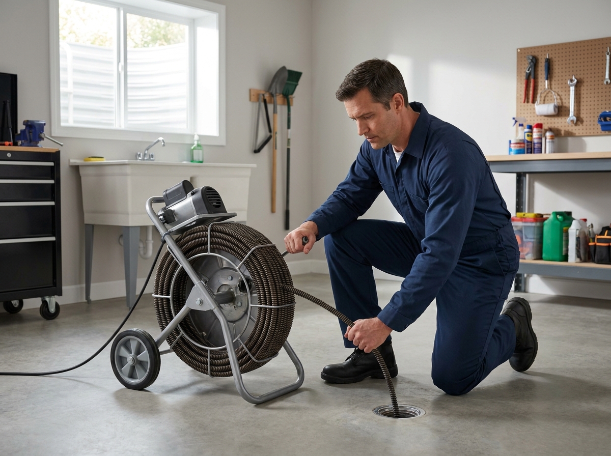 Drain cleaning job